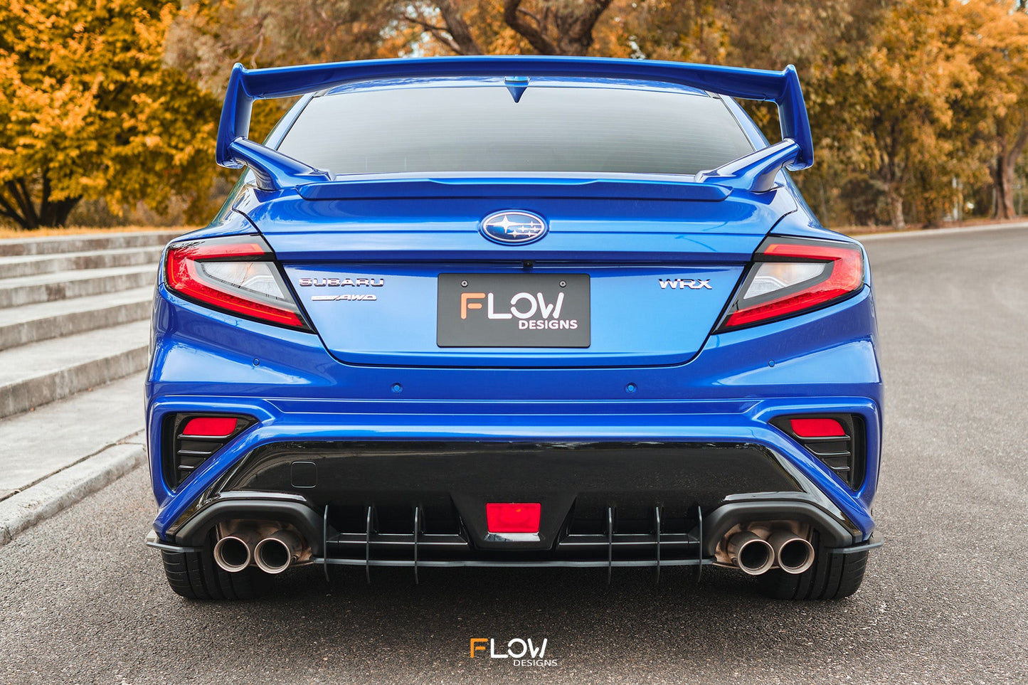 Flow Designs DEMO STOCK - VB WRX Flow-Lock Rear Diffuser (GLOSS)