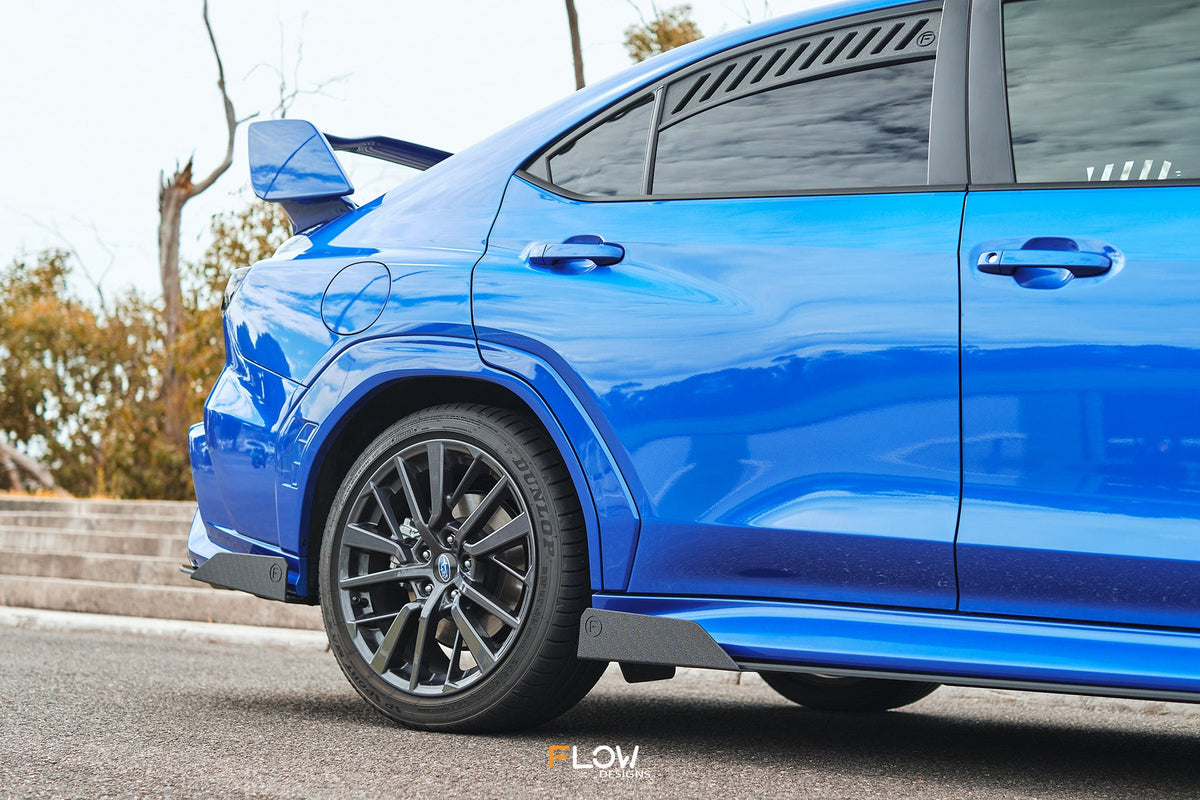 Flow Designs VB WRX Side Skirt Splitters (GLOSS: Pair)