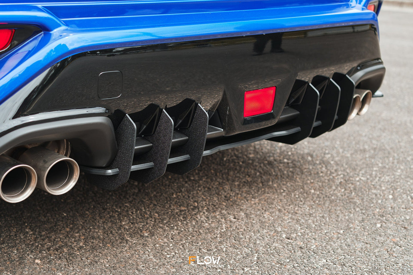 Flow Designs DEMO STOCK - VB WRX Flow-Lock Rear Diffuser (GLOSS)
