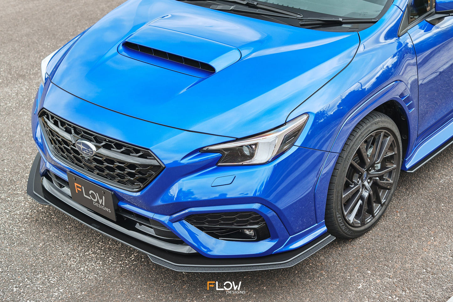 Flow Designs VB WRX Front Lip Splitter (GLOSS)