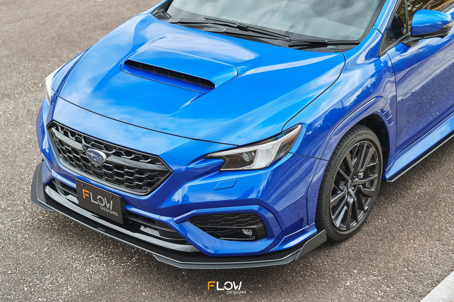 Flow Designs VB WRX Front Lip Splitter (GLOSS)