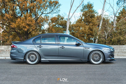 Flow Designs Falcon FGX Side Skirt Splitters (TEXTURED: Pair)