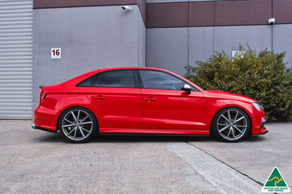 Flow Designs S3 8V Sedan Pre-Facelift Side Skirt Splitters V3 (Pair)