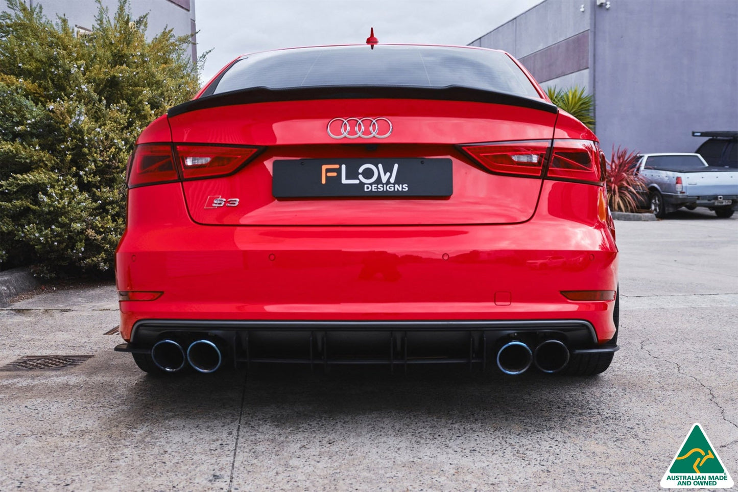 Flow Designs S3 8V Sedan Pre-Facelift Flow-Lock Rear Diffuser