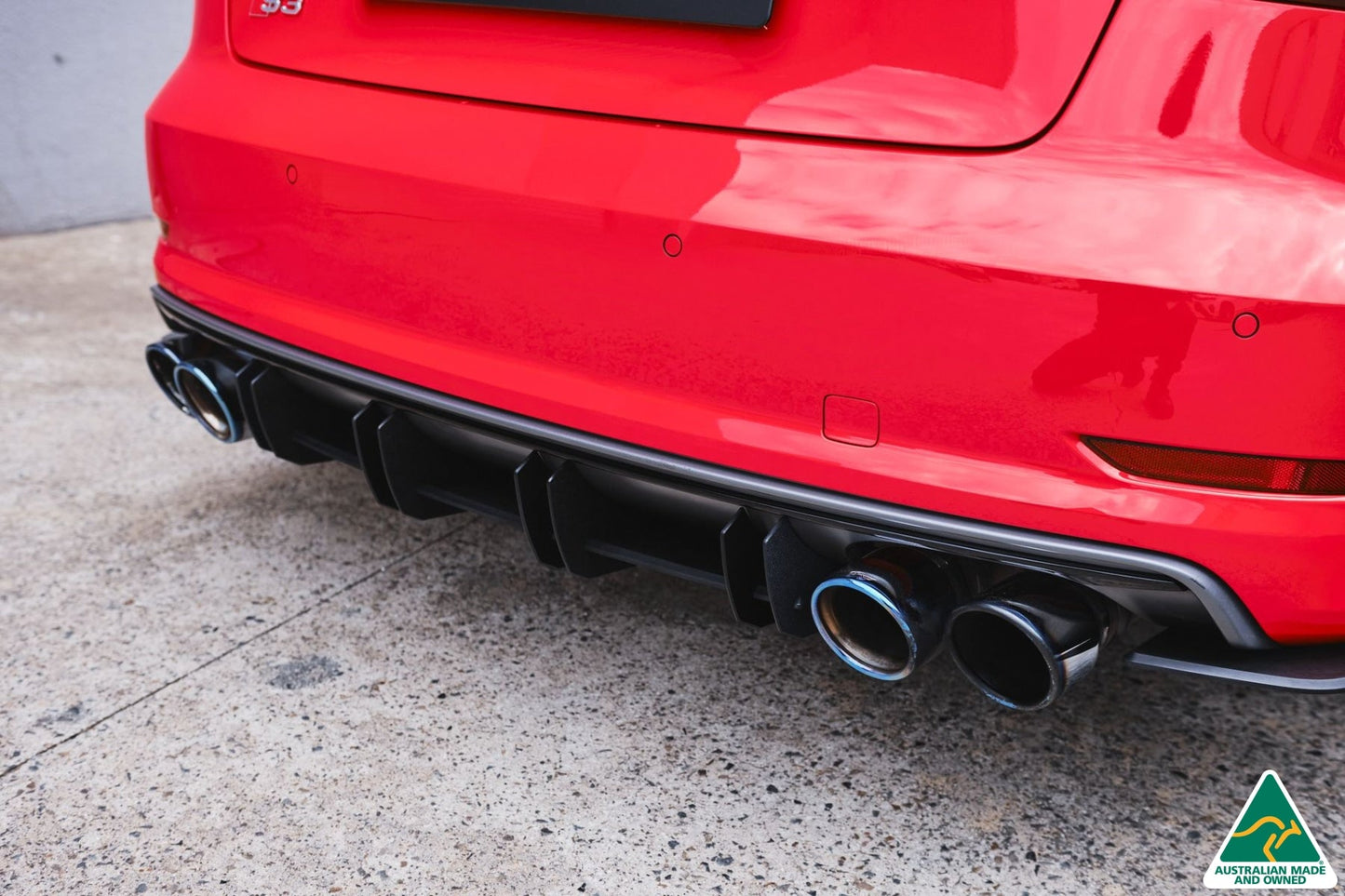 Flow Designs S3 8V Sedan Pre-Facelift Flow-Lock Rear Diffuser