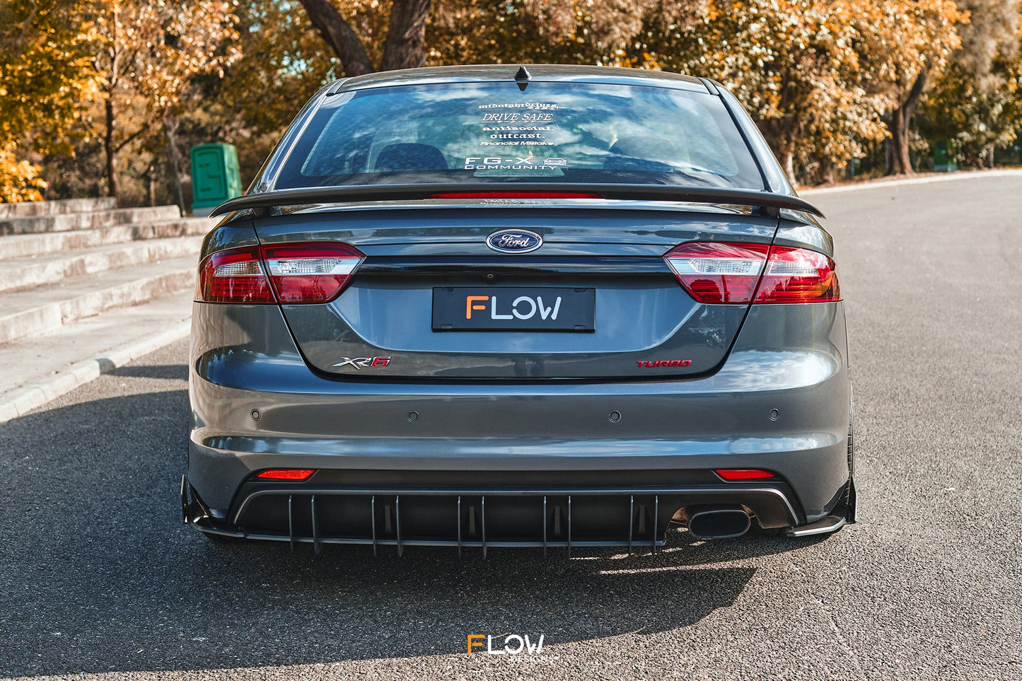 Flow Designs Falcon FGX Flow-Lock Rear Diffuser (GLOSS)