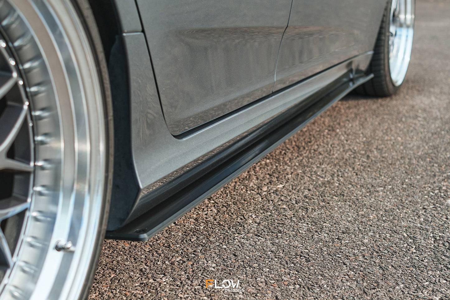 Flow Designs Falcon FGX Side Skirt Splitters (GLOSS: Pair)