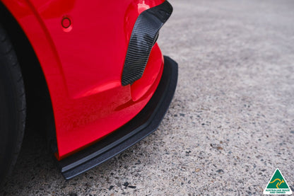 Flow Designs S3 8V Sedan Pre-Facelift Front Lip Splitter Extensions (Pair)