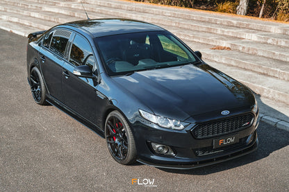 Flow Designs Falcon FGX Side Skirt Splitters (TEXTURED: Pair)