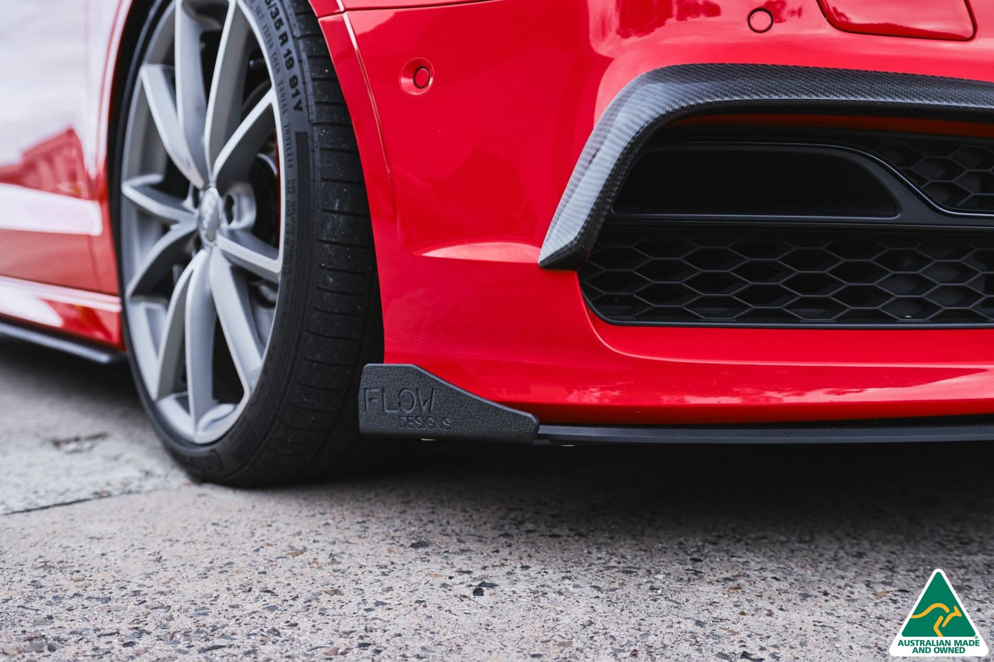 Flow Designs S3 8V Sedan Pre-Facelift Front Lip Splitter Winglets (Pair)