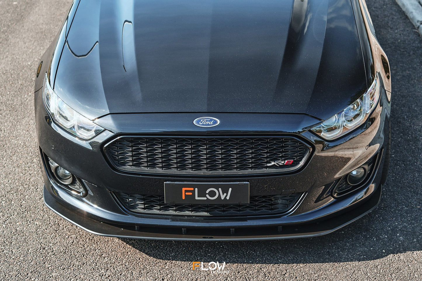 Flow Designs Falcon FGX Front Lip Splitter (TEXTURED)