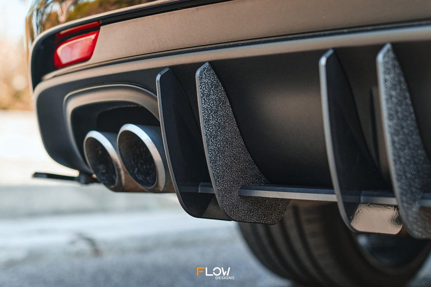 Flow Designs Falcon FGX Flow-Lock Rear Diffuser (TEXTURED)