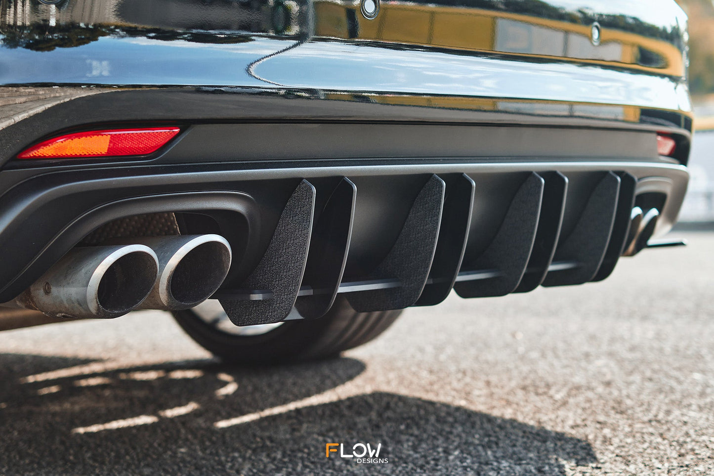 Flow Designs Falcon FGX Flow-Lock Rear Diffuser (TEXTURED)