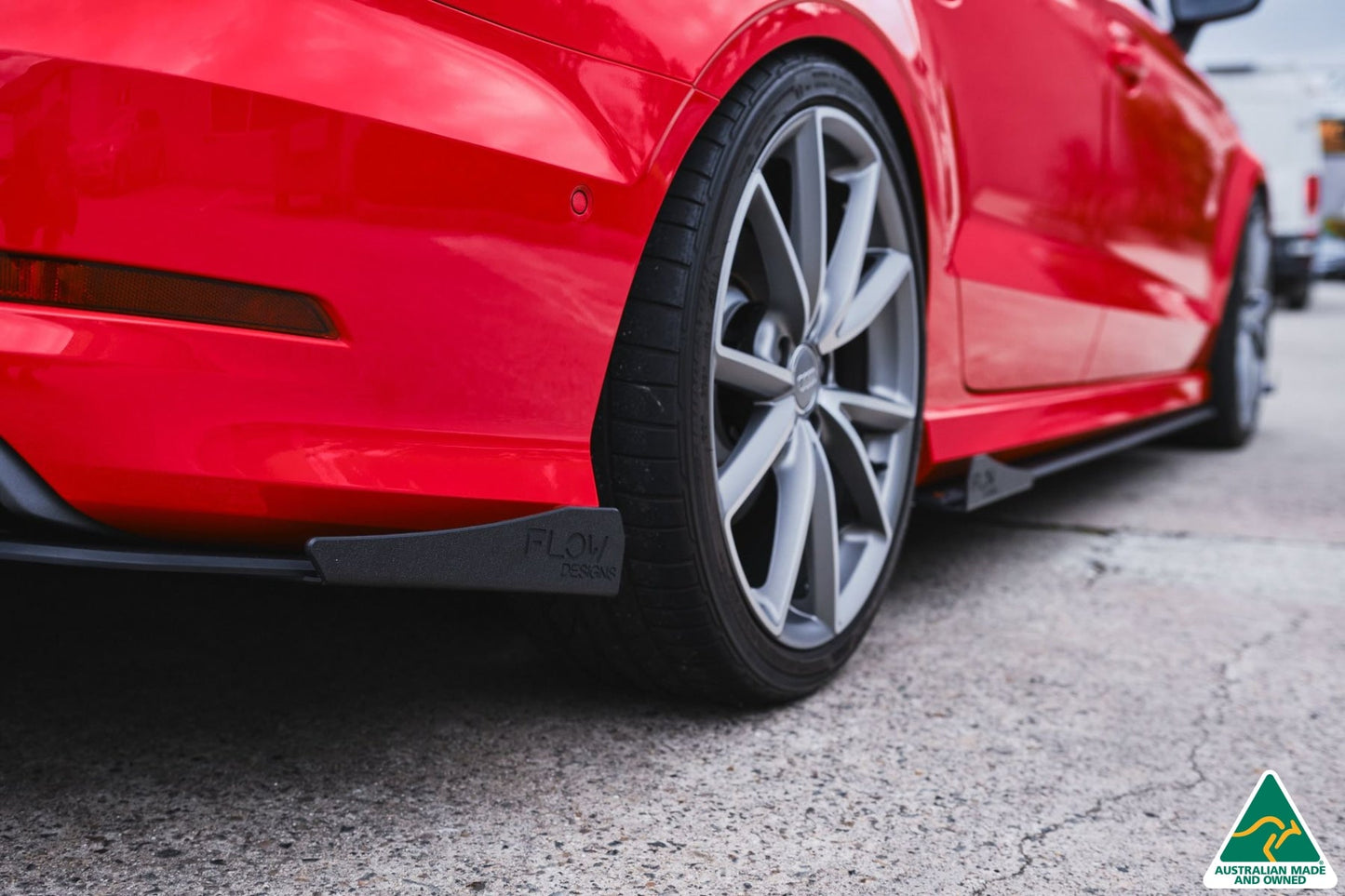 Flow Designs S3 8V Sedan Pre-Facelift Rear Spats V3 (Pair)