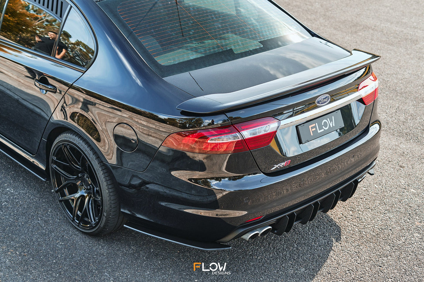 Flow Designs Falcon FGX Flow-Lock Rear Diffuser (GLOSS)