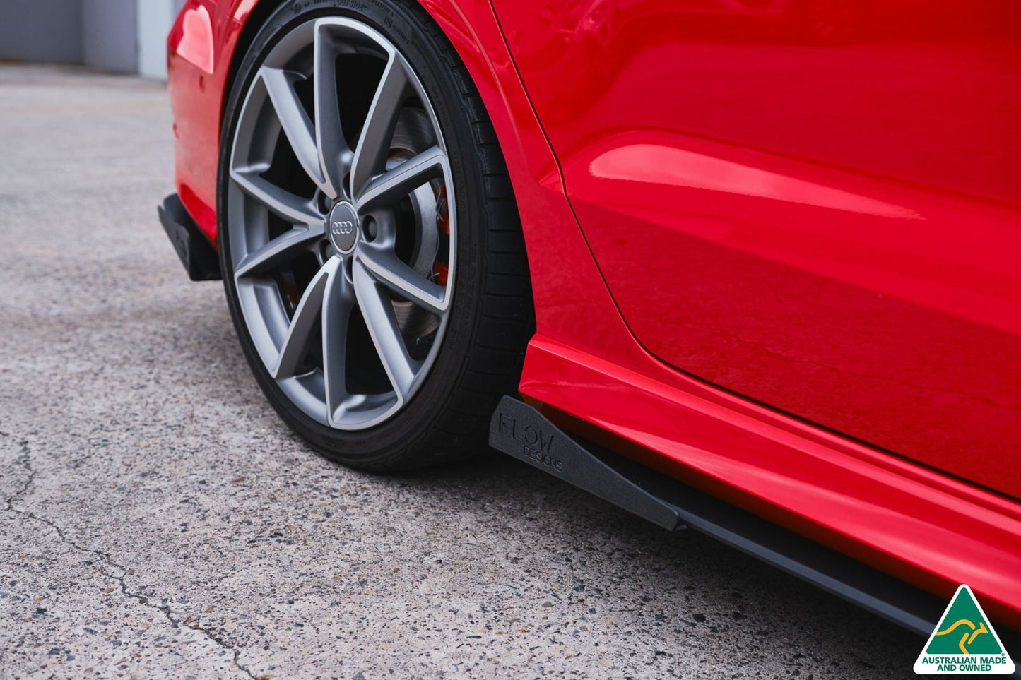 Flow Designs S3 8V Sedan Pre-Facelift Side Skirt Splitters V3 (Pair)