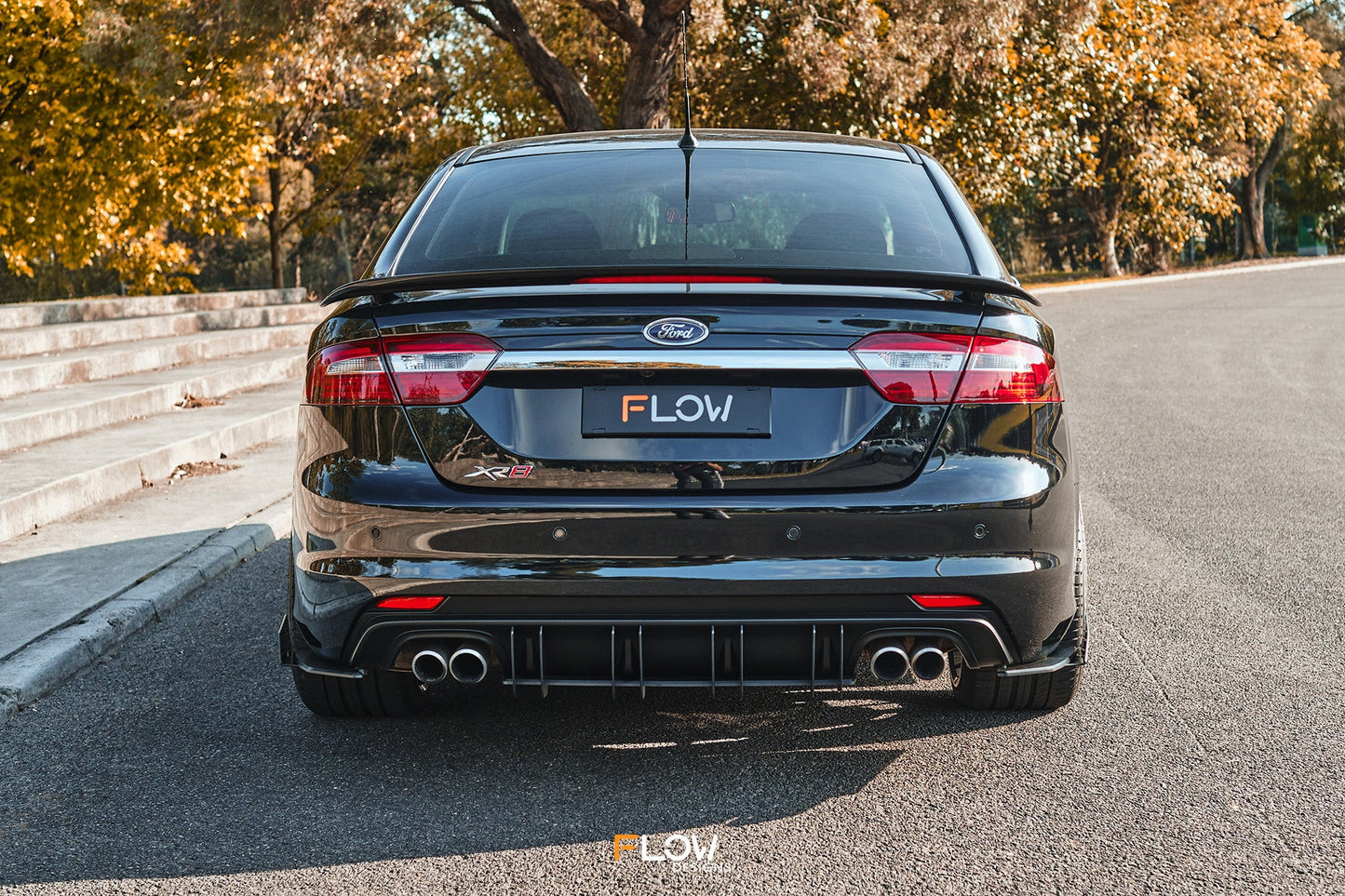 Flow Designs Falcon FGX Rear Spats (GLOSS; Pair)