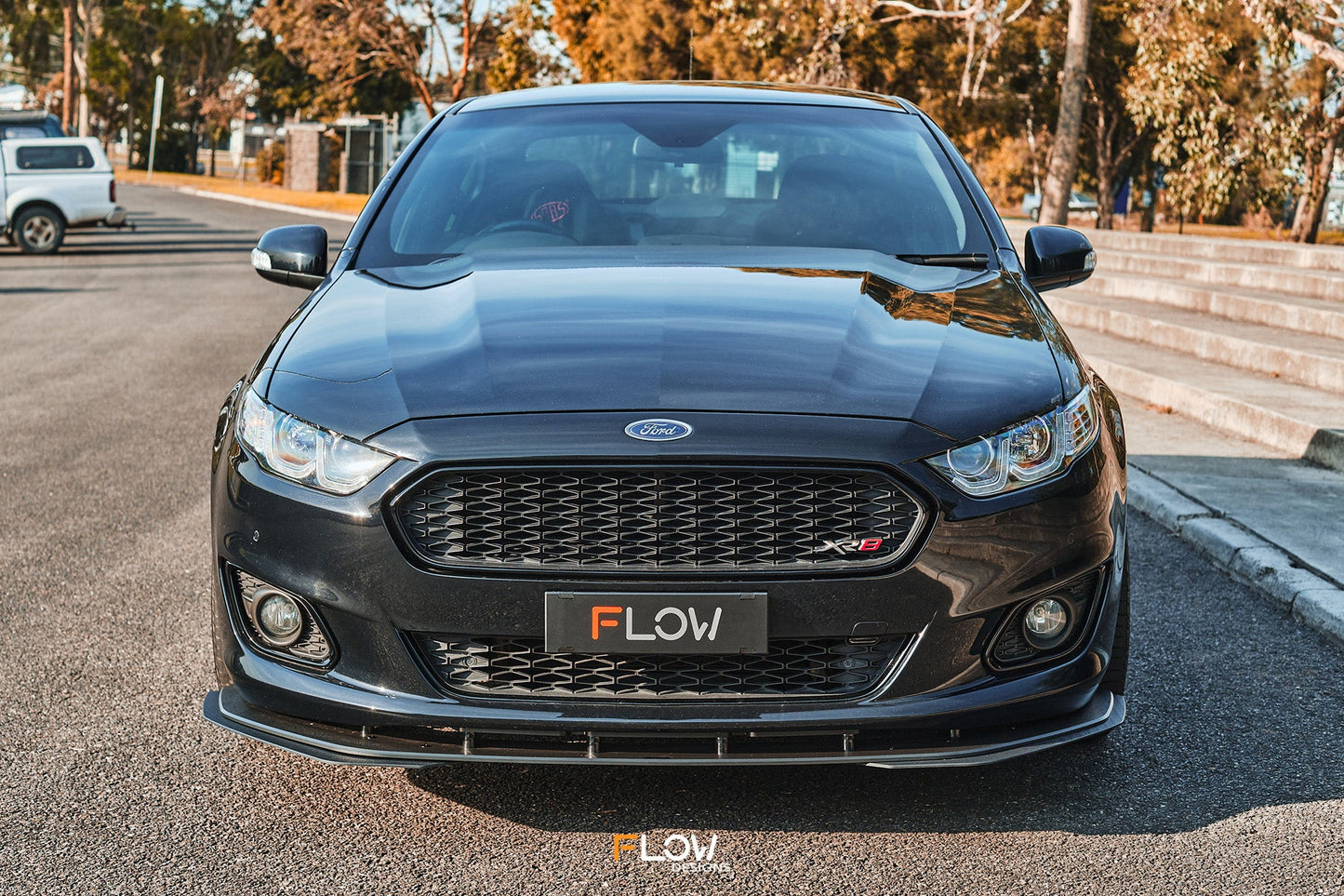 Flow Designs Falcon FGX Front Lip Splitter Extensions (Pair)