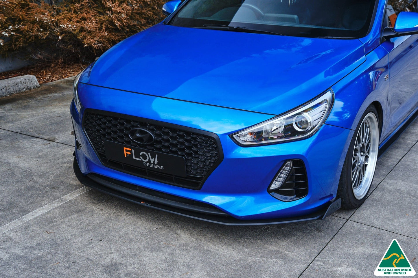 Flow Designs i30 SR Hatch (2017-2018) Front Lip Splitter Winglets (Pair)