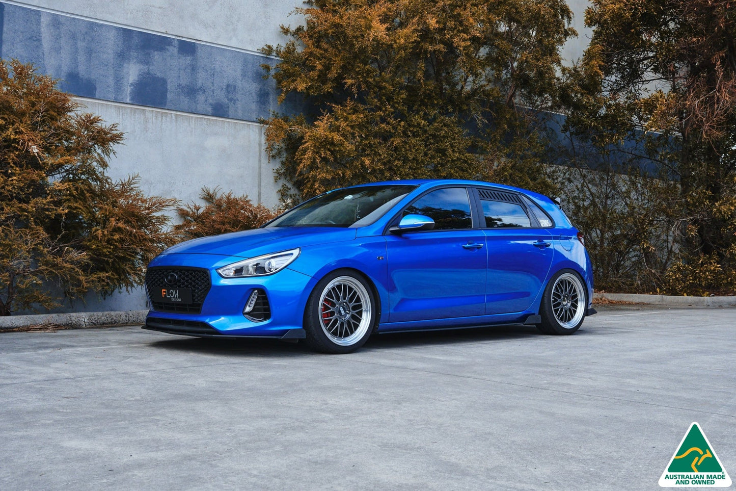 Flow Designs i30 SR Hatch (2017-2018) Side Skirt Splitters (Pair)