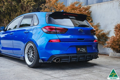 Flow Designs i30 SR Hatch (2017-2018) Flow-Lock Rear Diffuser