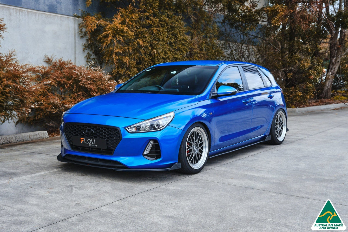 Flow Designs i30 SR Hatch (2017-2018) Front Lip Splitter Winglets (Pair)