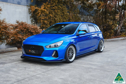Flow Designs i30 SR Hatch (2017-2018) Front Lip Splitter Winglets (Pair)
