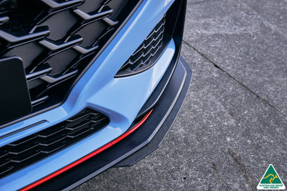 Flow Designs i30N Hatch PD FL 2021 Front Lip Splitter Extensions (Pair)