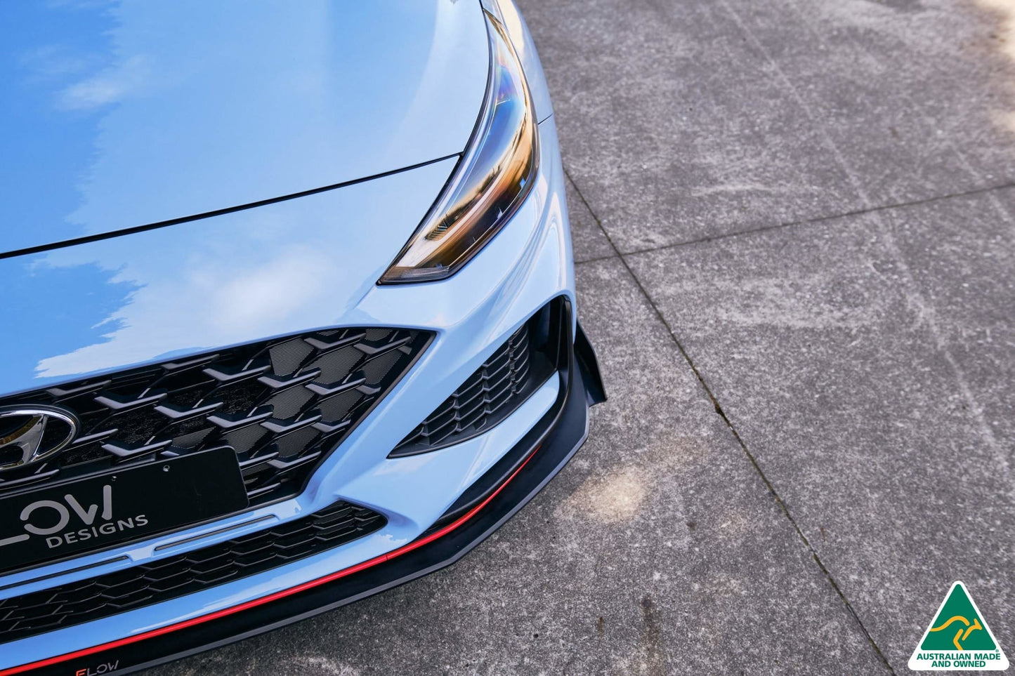 Flow Designs i30N Hatch PD FL 2021 Front Lip Splitter Winglets (Pair)