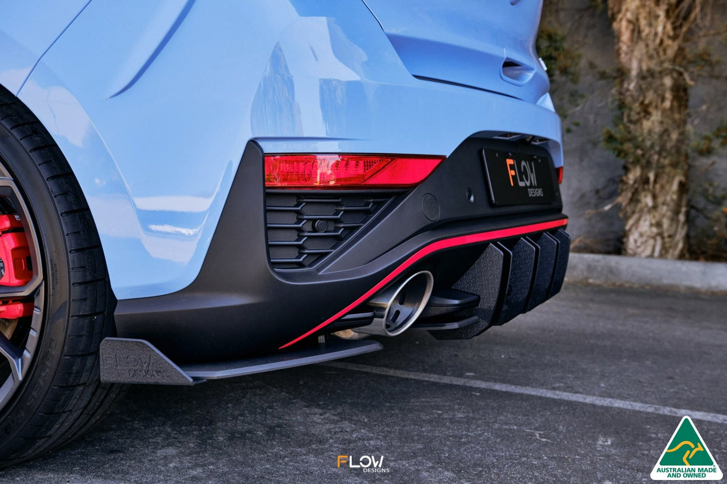 Flow Designs i30N Hatch PD FL 2021 Rear Spats (Pair)