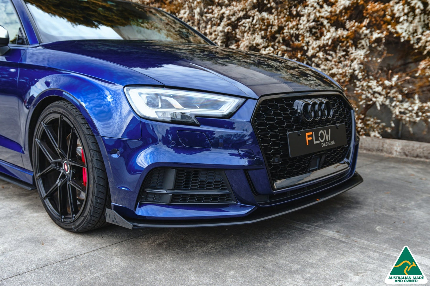 Flow Designs S3 8V Sedan Facelift  Front Lip Splitter Winglets (Pair)