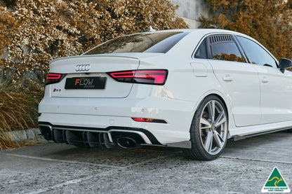 Flow Designs RS3 8V Sedan Facelift  Rear Spat Winglets (Pair)