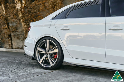 Flow Designs RS3 8V Sedan Facelift Side Skirt Splitter Winglets (Pair)