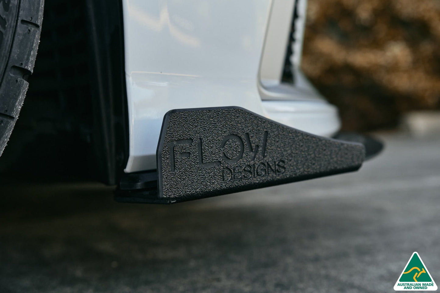 Flow Designs RS3 8V Sedan Facelift Front Lip Splitter Winglets (Pair)