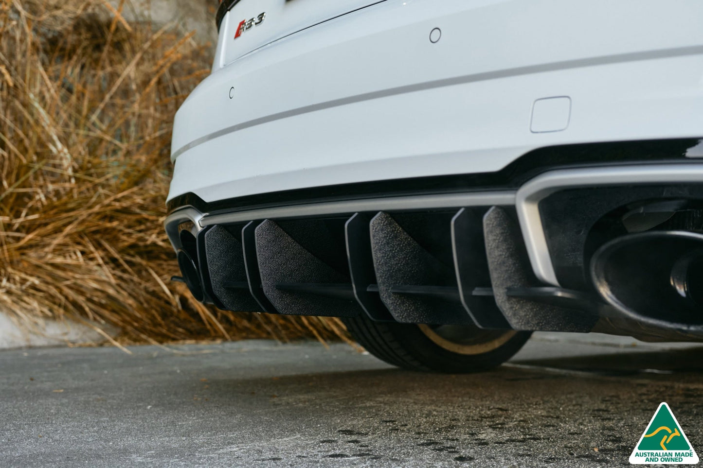 Flow Designs RS3 8V Sedan Facelift Flow-Lock Rear Diffuser