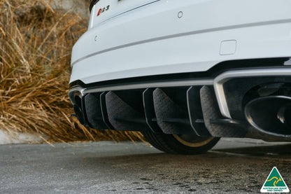 Flow Designs RS3 8V Sedan Facelift Flow-Lock Rear Diffuser