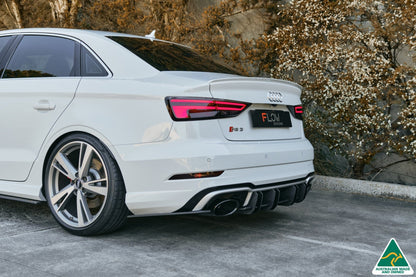 Flow Designs RS3 8V Sedan Facelift Flow-Lock Rear Diffuser