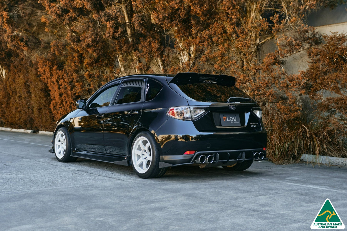 Flow Designs Impreza G3 Hatch Rear Spoiler Extension