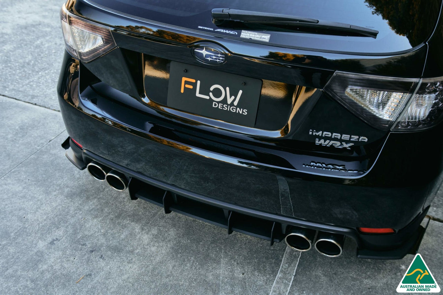 Flow Designs Impreza WRX/RS G3 Hatch PFL Flow-Lock Rear Diffuser