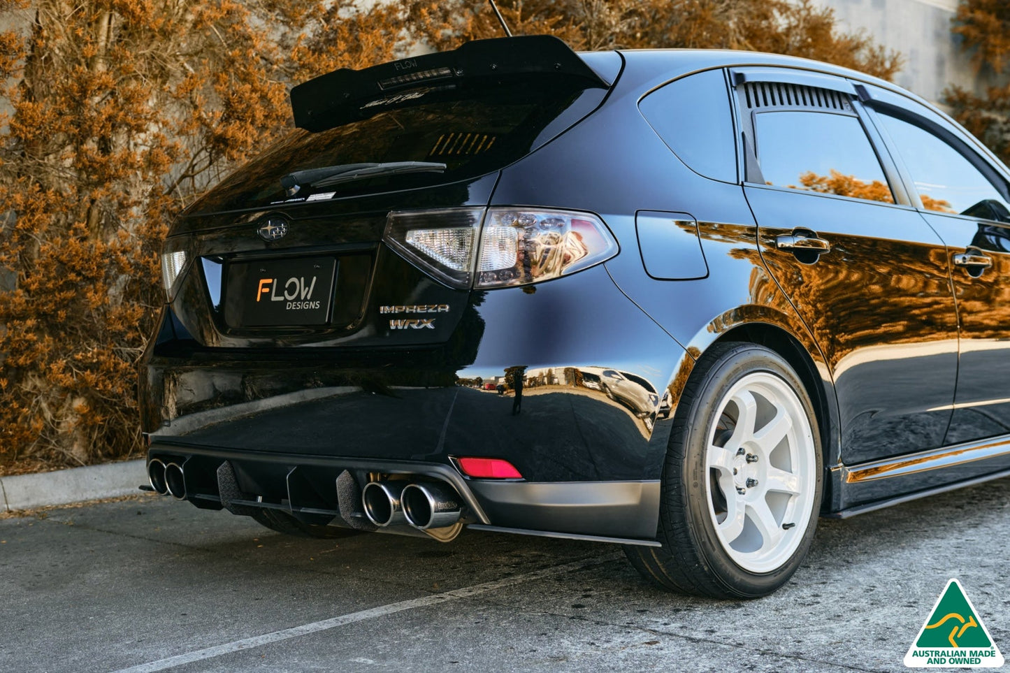 Flow Designs Impreza WRX/RS G3 Hatch PFL Flow-Lock Rear Diffuser