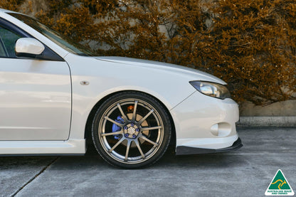 Flow Designs Impreza WRX/RS G3 Hatch PFL Front Lip Splitter Winglets (Pair)