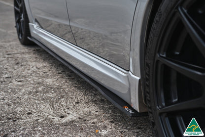 Flow Designs Impreza WRX/RS G3 Sedan PFL Side Skirt Splitters (Pair)