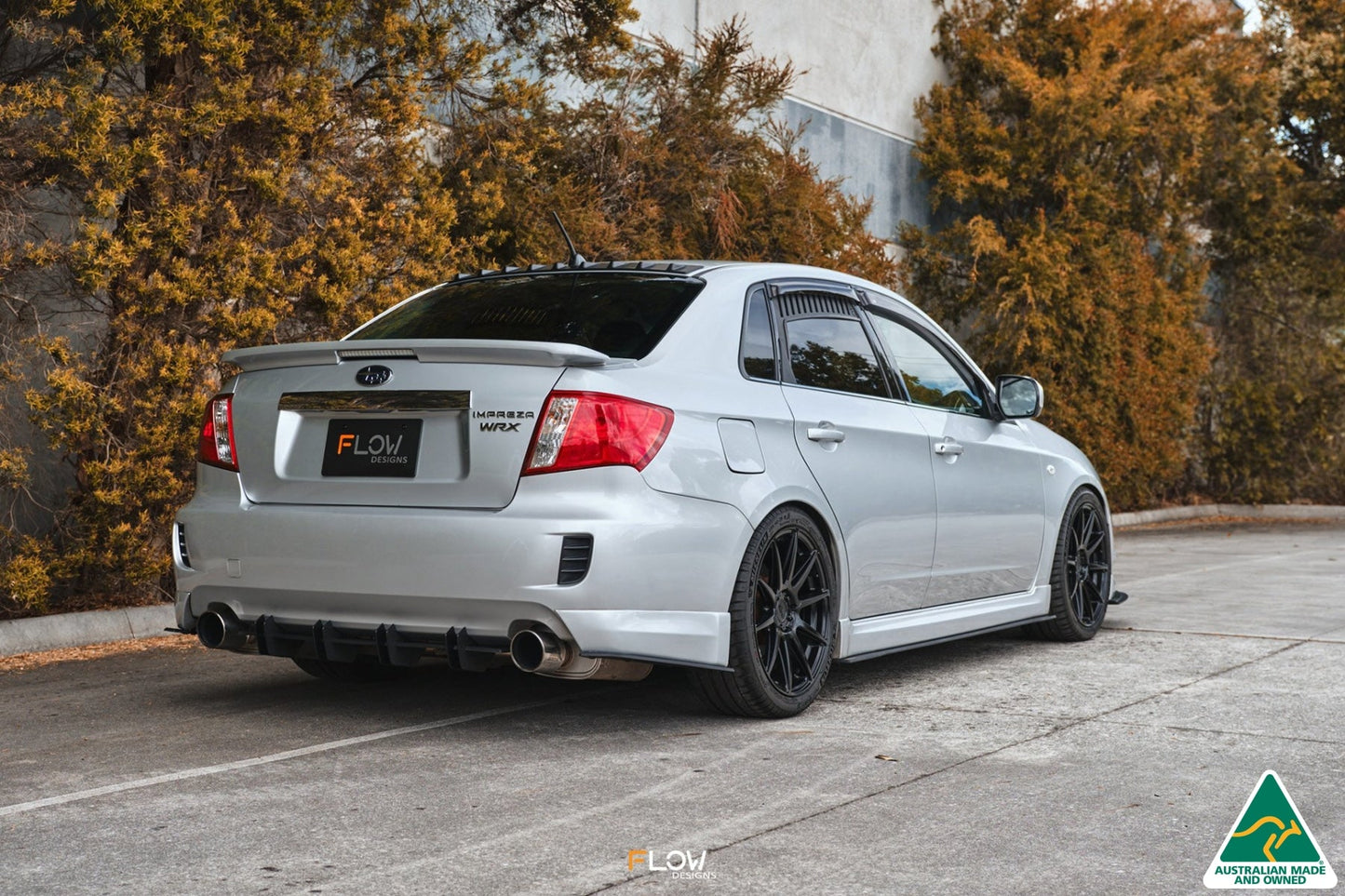 Flow Designs Impreza WRX/RS G3 Sedan PFL Flow-Lock Rear Diffuser