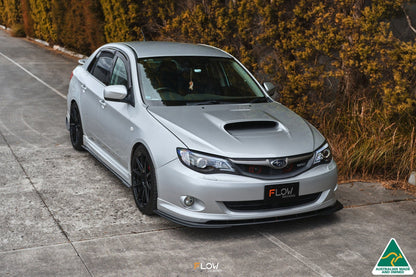 Flow Designs Impreza WRX/RS G3 Sedan PFL Front Lip Splitter Extensions (Pair)