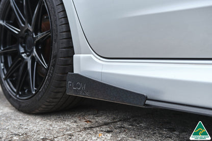 Flow Designs Impreza WRX/RS G3 Sedan PFL Side Skirt Splitters (Pair)
