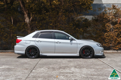 Flow Designs Impreza WRX/RS G3 Sedan PFL Side Skirt Splitter Winglets (Pair)