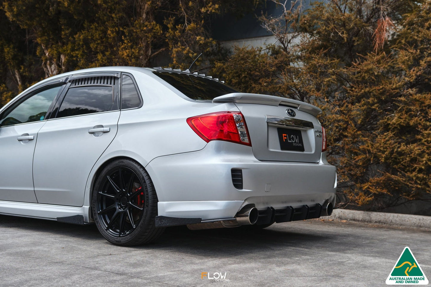 Flow Designs Impreza WRX/RS G3 Sedan PFL Rear Spat Winglets (Pair)