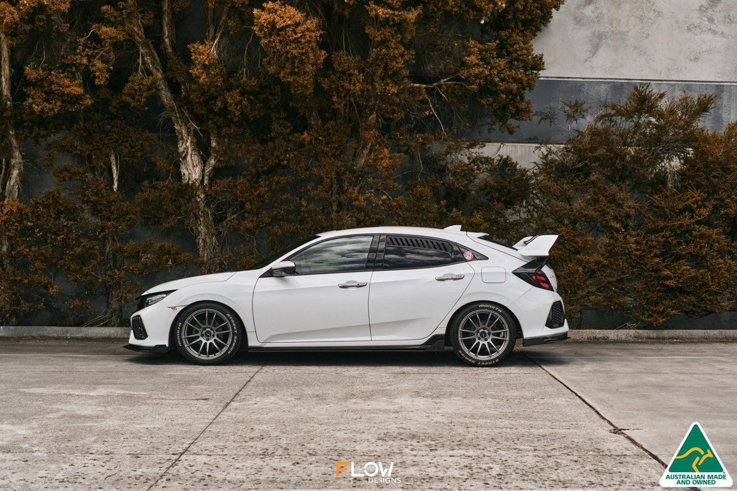 Flow Designs FK4/FK7/FK8 Civic Type R Rear Window Vents (Pair)