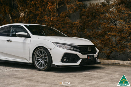 Flow Designs FK4/FK7 Civic RS Hatch PFL Front Lip Splitter Winglets (Pair)