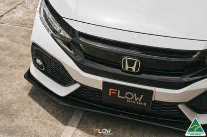 Flow Designs FK4/FK7 Civic RS Hatch PFL Front Lip Splitter